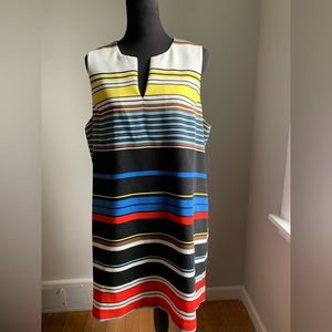 Karen Kane striped shift dress